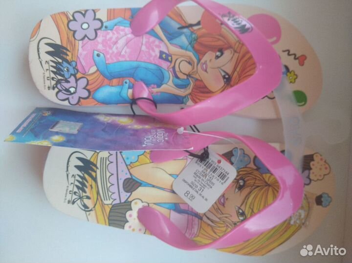 Новые шлепанцы размер 31