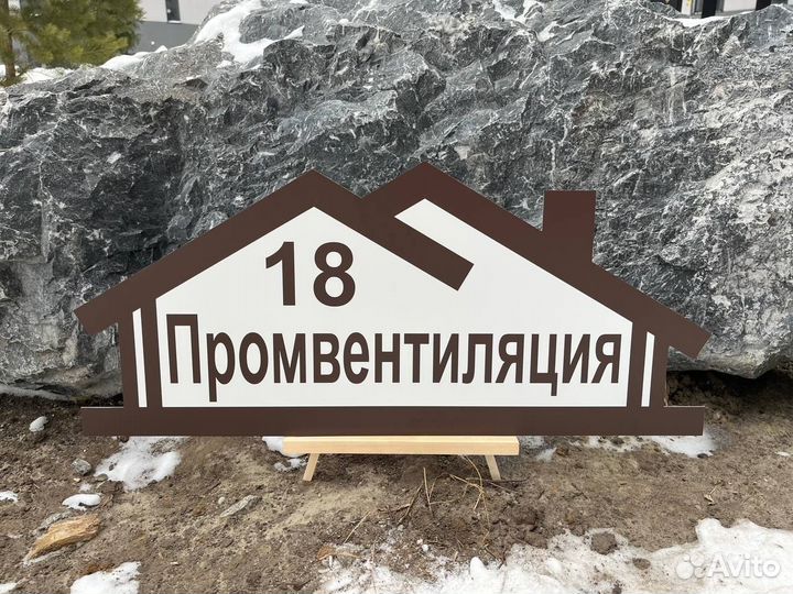 Адресная табличка Вывеска