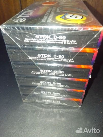 Аудиокассеты T.D.K. Блок -6 штук