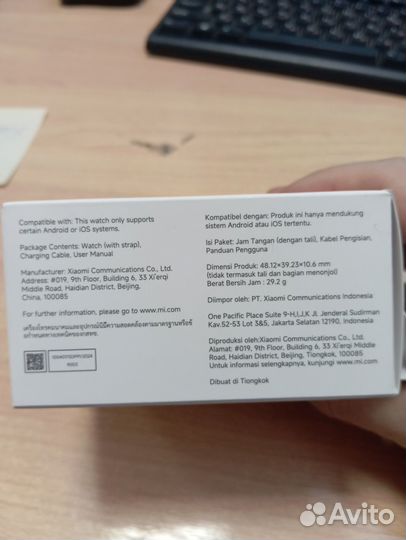 Смарт часы xiaomi redmi watch 5 lite