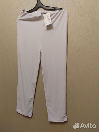 Брюки капри белые