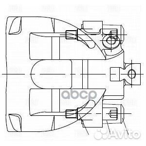 Суппорт торм. volvo S60 (00) /S80 (98) /V70 (00)