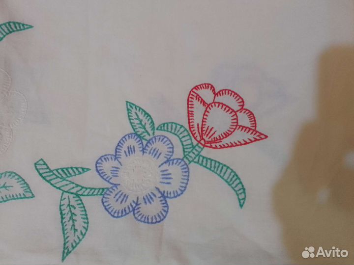 Ретро скатерть, винтаж, вышивка