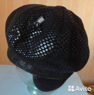 Стильная кепочка черного цвета, р-р 58-59, Корея