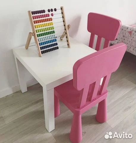 Детский стол и стульчик IKEA до 5 лет