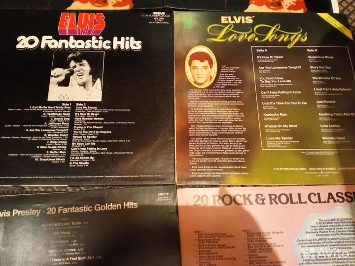Elvis Presley фирменный винил Rockn roll Hits