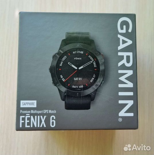 Часы Garmin fenix 6 sapphire dlc