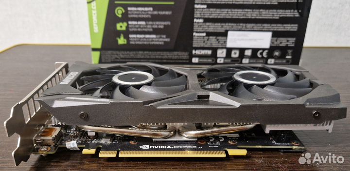 Видеокарта nvidia RTX 2060 6GB Почти новая