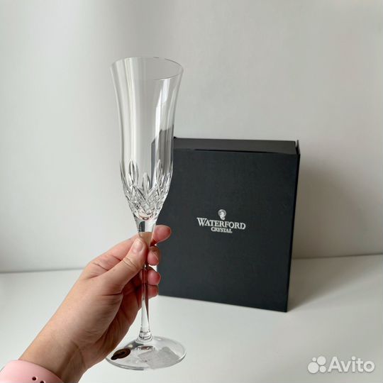 Новые Waterford хрустальные фужеры для шампанского