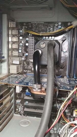 Материнская плата на lga 1156 xeon x3450 DDR3 12GB