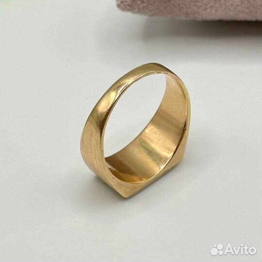 Золотой перстень мужской с бриллиантами 0,54 ct