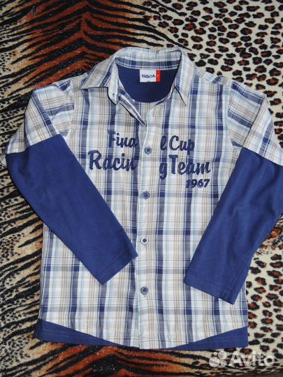 Рубашки на мальчика на рост 128 и 134 см