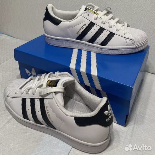 Adidas Superstar Black White Унисекс