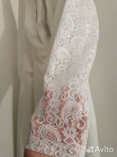 Свадебное платье 48 50 бу