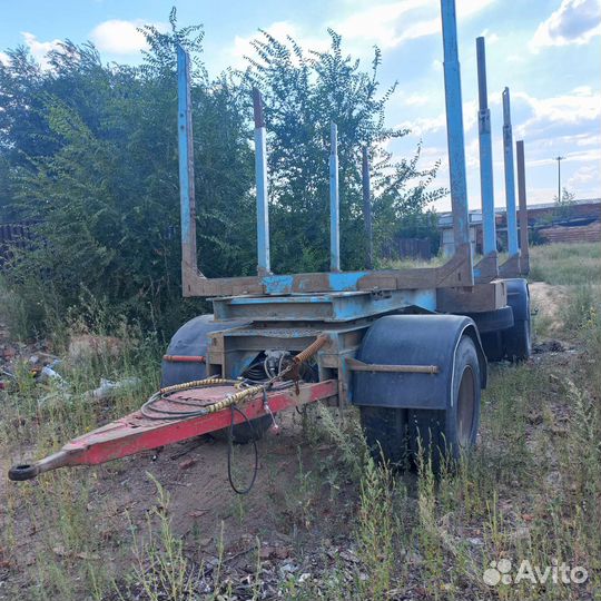 Прицеп лесовоз (сортиментовоз) Jyki Лесовозный прицеп, 1979