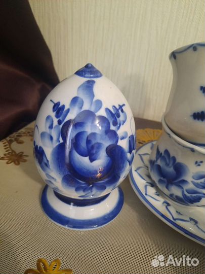 Чайный сервиз гжель СССР