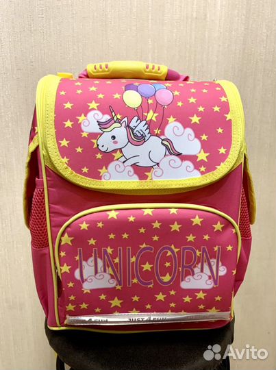 Рюкзак, ранец школьный ортопедический. Единорог. Д