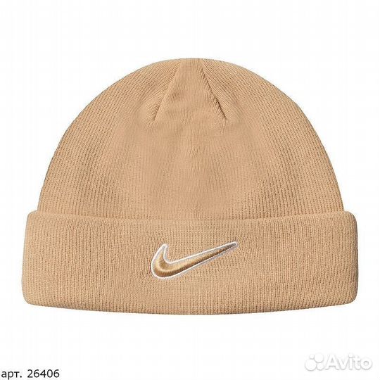 Шапка Nike Коричневая