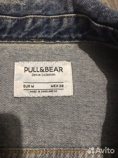 Джинсовая куртка pull bear