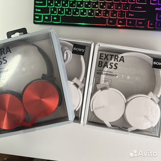 Наушники Sony Extra Bass обьёмный звук