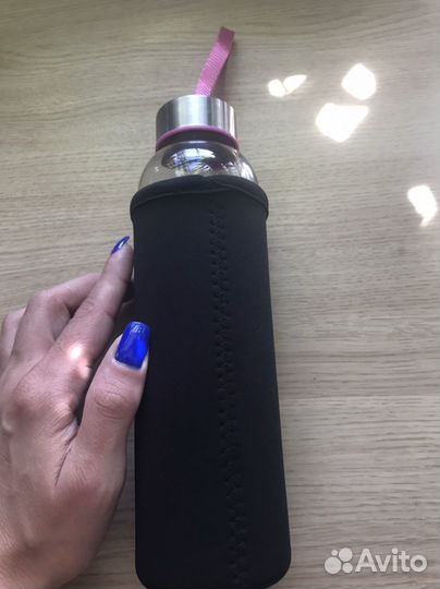 Бутылка для воды стекло Барьер