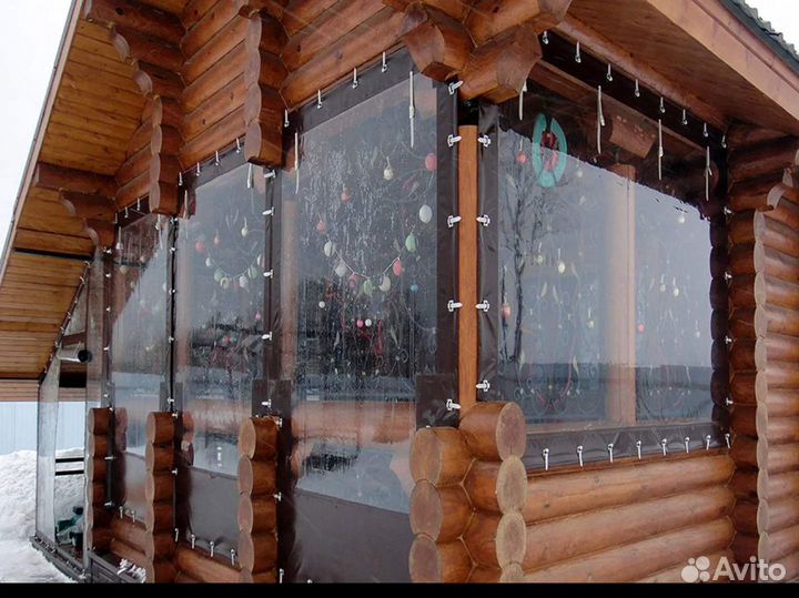 Окна мягкие производство для веранды Истра art023