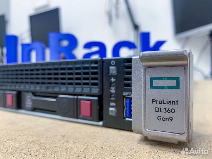 Сервер HP DL360 Gen9 8SFF 2x E5-2667v4 128GB