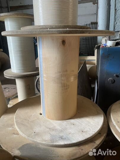 Барабан катушка фанерный кабельный деревянный