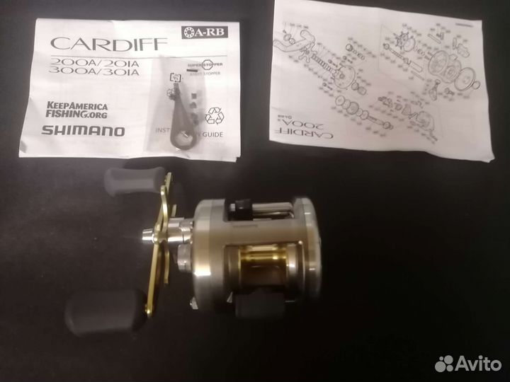 Катушка shimano cardiff 201a