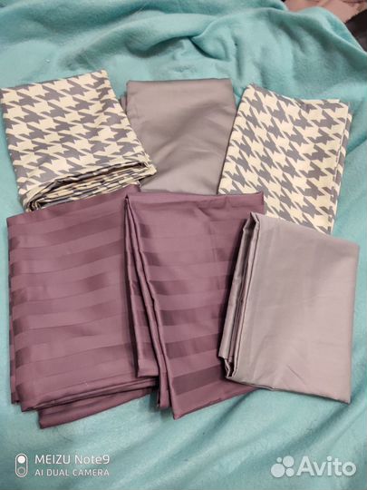 Наволочки из сатина, разных размеров