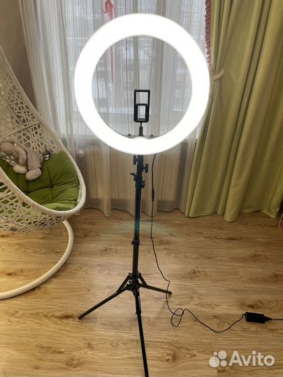 Кольцевая лампа 50см. +сумка+штатив