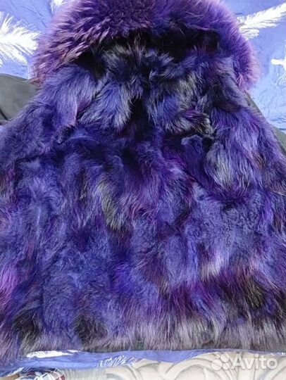 Парка женская с натуральным мехом