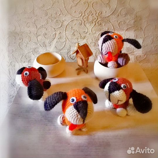 Вязаная собачка