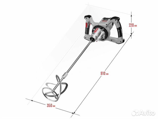 Миксер строительный 1400Вт