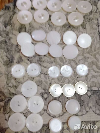 Пуговицы СССР перламутр