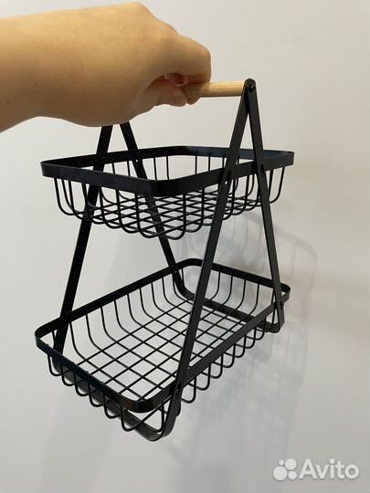 Корзина для фруктов металлическая