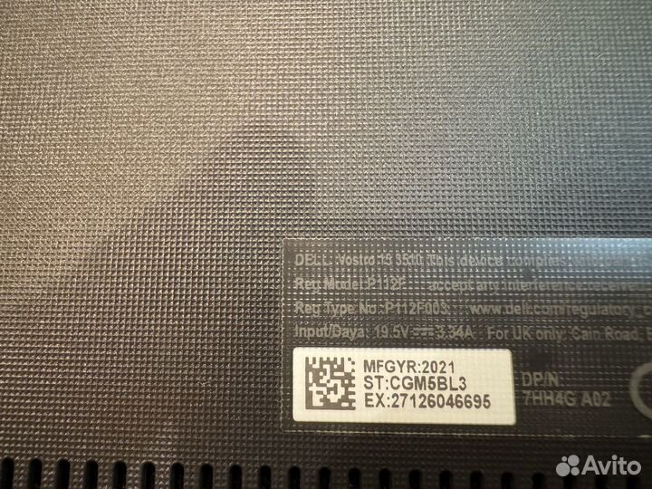 Dell Vostro 15 3510 i5-1035g1/8 GB/256 SSD