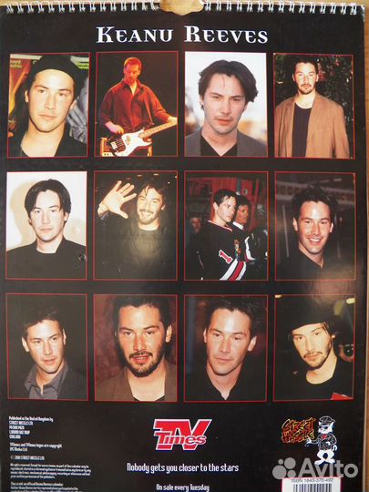 Зарубежные календари. Актеры. А3 12 листов