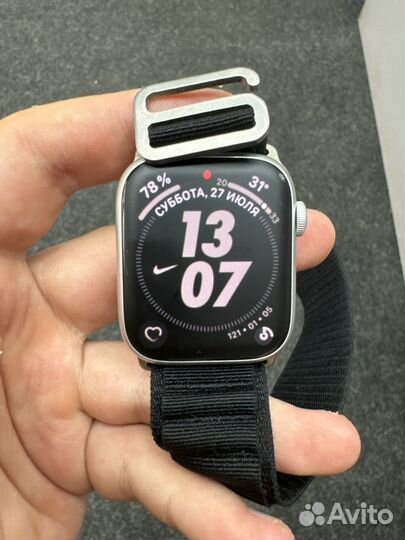 Часы Apple Watch S8 Silver 45 mm