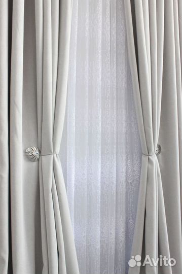 Шторы готовые из твида