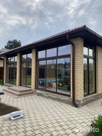 Раздвижные окна двери для беседок, террас, веранд