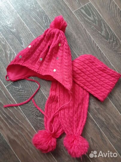 Комплект шапка и шарф