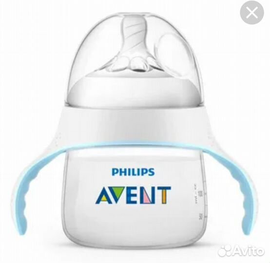4 Бутылочки авент с сосками б/у, поильник