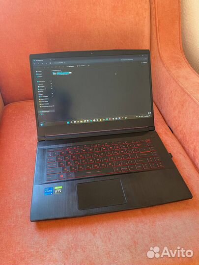 Ноутбук GF63 Thin + RTX 3050 + 512GB SSD + 8GB