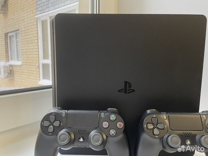 Sony playstation 4 slim + 52 игры
