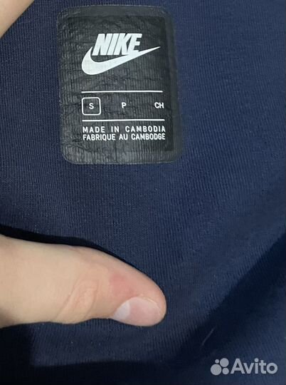 Костюм nike tech fleece синий оригинал