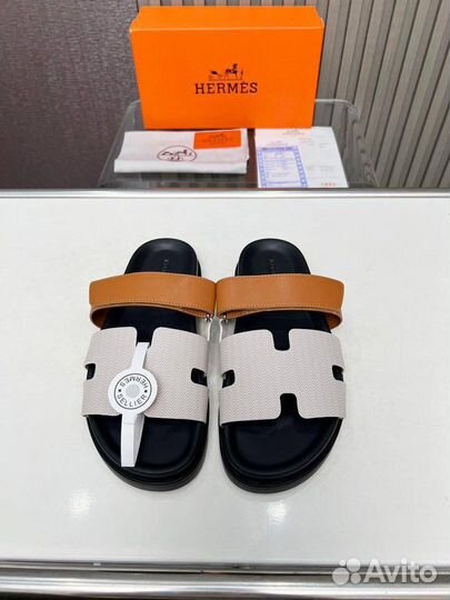 Шлепанцы мужские hermes