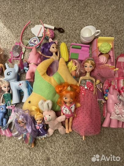 Игрушки пакетом для девочки