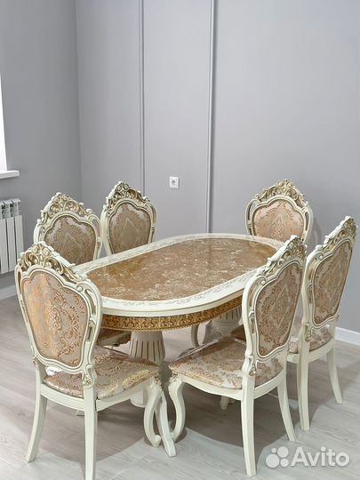 Стол «Лапка» голд