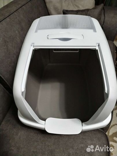 Туалет для кошек закрытый большой